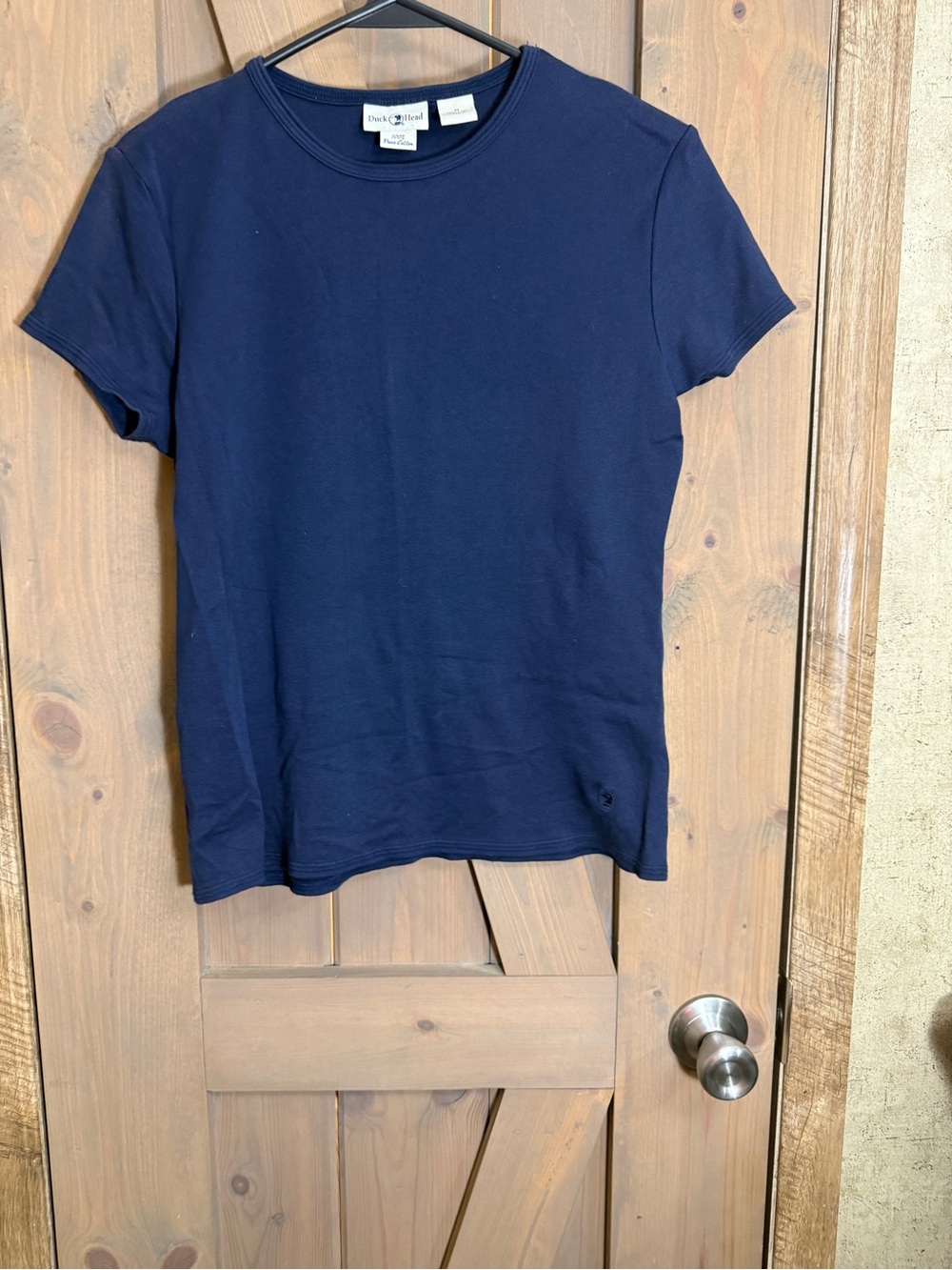 Duck Head Navy Crewneck Pima Cotton Tee